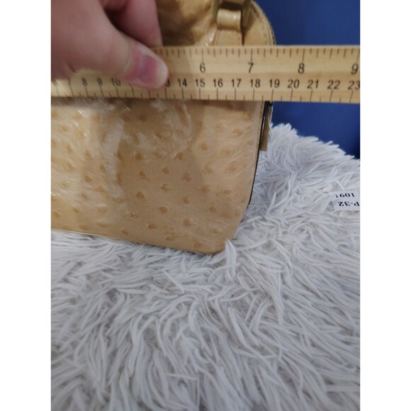 HOBO Ostrich Crossbody Bag - Camel Color New Purse Handbag purse - Picture 7 of 8